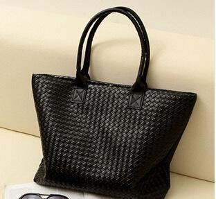 【廠家直銷2017新款女包韓版大容量PU編織女包手提單肩休閑大】?jī)r(jià)格_廠家_圖片 -